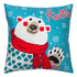 Needlepoint Pillow Kit "Bear with a Scarf"