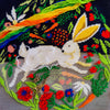 Needlepoint Pillow Kit "Hare on Black"