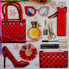Needlepoint Pillow Kit "Red Is the New Black"