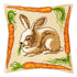 Needlepoint Pillow Kit "Rabbit with Carrots"