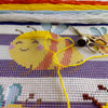 Needlepoint Pillow Kit "Honey Bees"