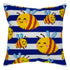 Needlepoint Pillow Kit "Honey Bees"