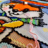 Needlepoint Pillow Kit "Little Fox the Pilot"