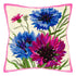 Needlepoint Pillow Kit "Cornflowers"