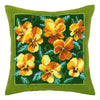 Needlepoint Pillow Kit "Golden Bouquet"