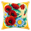 Needlepoint Pillow Kit "Bouquet of Wildflower"