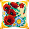 Needlepoint Pillow Kit "Bouquet of Wildflower"