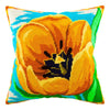 Needlepoint Pillow Kit "Yellow Tulip"