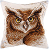 Needlepoint Pillow Kit "Eagle-Owl"
