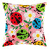 Needlepoint Pillow Kit "Ladybugs and Flowers"