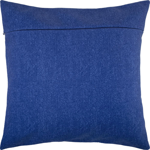 Pillow Backing with Hidden Zipper, Deep blue