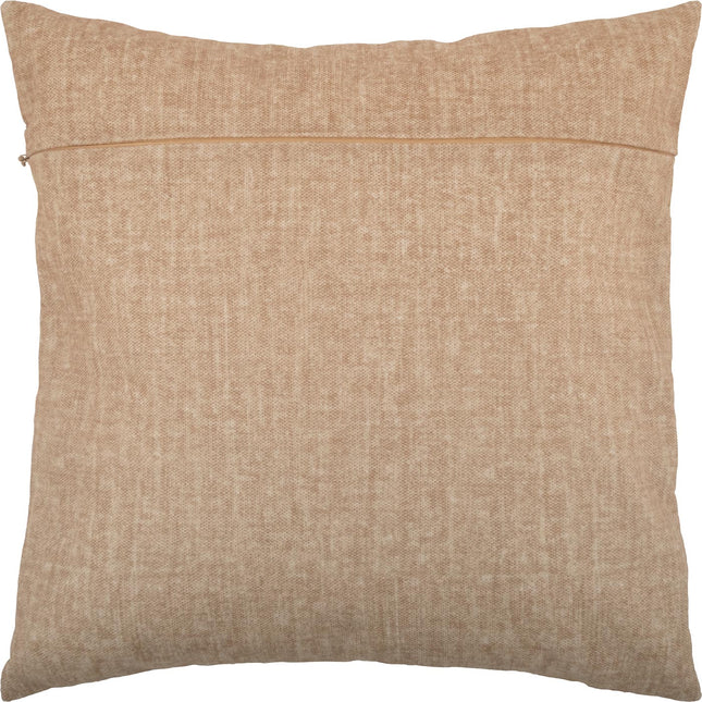 Pillow Backing with Hidden Zipper, Camel