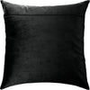 Pillow Backing with Hidden Zipper, Black