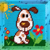 DIY Needlepoint Kit "Puppy on the lawn" 5.9"x5.9"