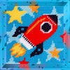 DIY Needlepoint Kit "Rocket" 5.9"x5.9"