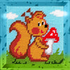 DIY Needlepoint Kit "Squirrel" 5.9"x5.9"