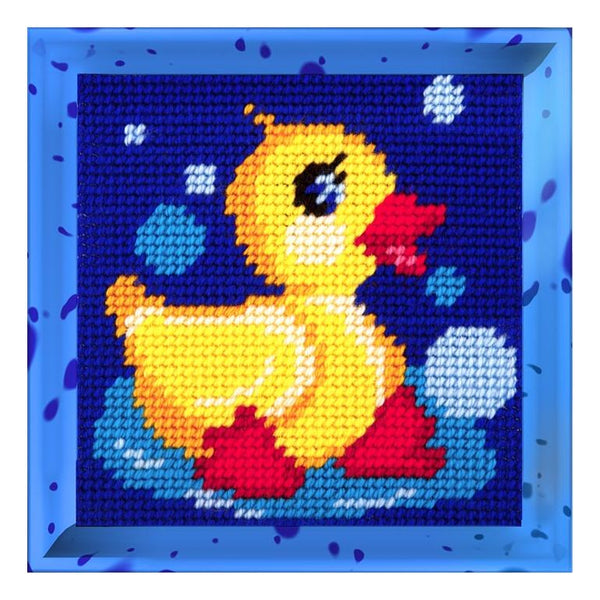 DIY Needlepoint Kit "Duckling" 5.9"x5.9"