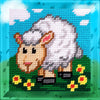 DIY Needlepoint Kit "Sheep" 5.9"x5.9"