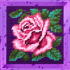 DIY Needlepoint Kit "Rose" 5.9"x5.9"