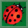 DIY Needlepoint Kit "Ladybug" 5.9"x5.9"