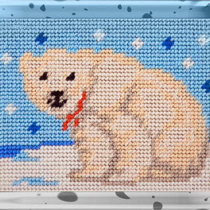 DIY Needlepoint Kit "Polar bear" 5.9"x7.9"