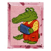 DIY Needlepoint Kit "Crocodile" 5.9"x7.9"