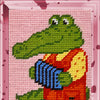 DIY Needlepoint Kit "Crocodile" 5.9"x7.9"