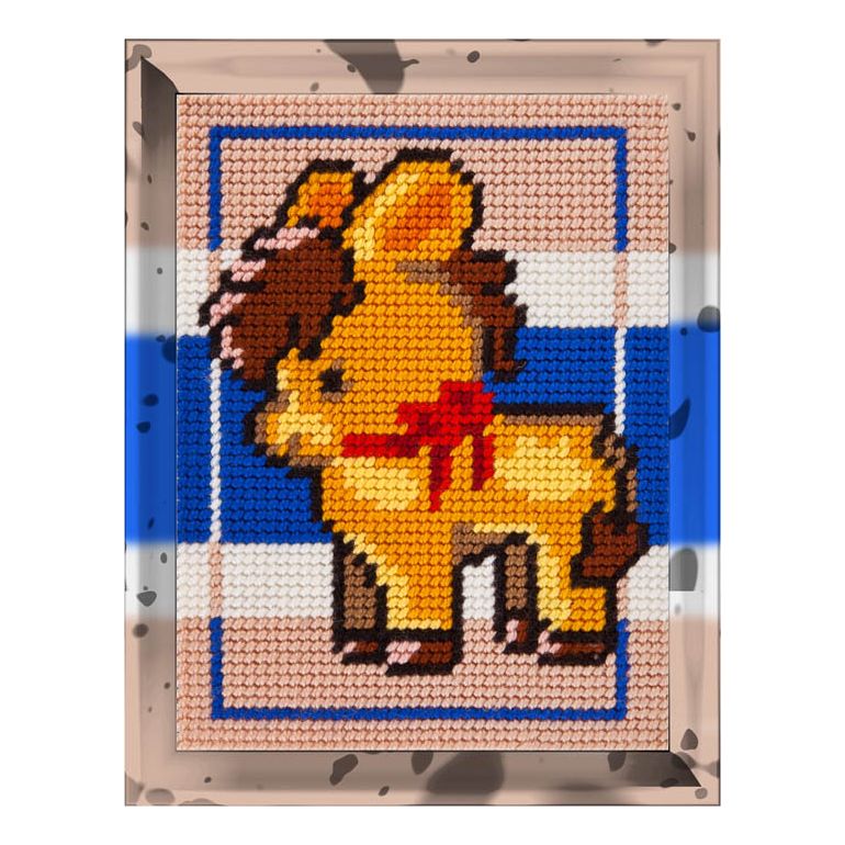 DIY Needlepoint Kit "Little Horse" 5.9"x7.9"