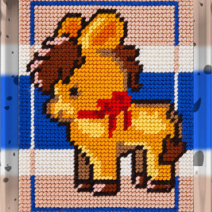 DIY Needlepoint Kit "Little Horse" 5.9"x7.9"
