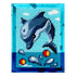 DIY Needlepoint Kit "Dolphin plays in the water" 5.9"x7.9"