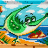 DIY Needlepoint Kit "Cheerful crocodile" 5.9"x7.9"