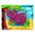 DIY Needlepoint Kit "Hippopotamus near a palm tree" 5.9"x7.9"