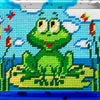 DIY Needlepoint Kit "Frog on a lily" 5.9"x7.9"