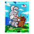 DIY Needlepoint Kit "Bunny with strawberries" 5.9"x7.9"