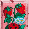 DIY Needlepoint Kit "Strawberry" 5.9"x7.9"