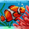 DIY Needlepoint Kit "Coral reefs" 5.9"x7.9"