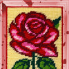 DIY Needlepoint Kit "Rose" 5.9"x7.9"