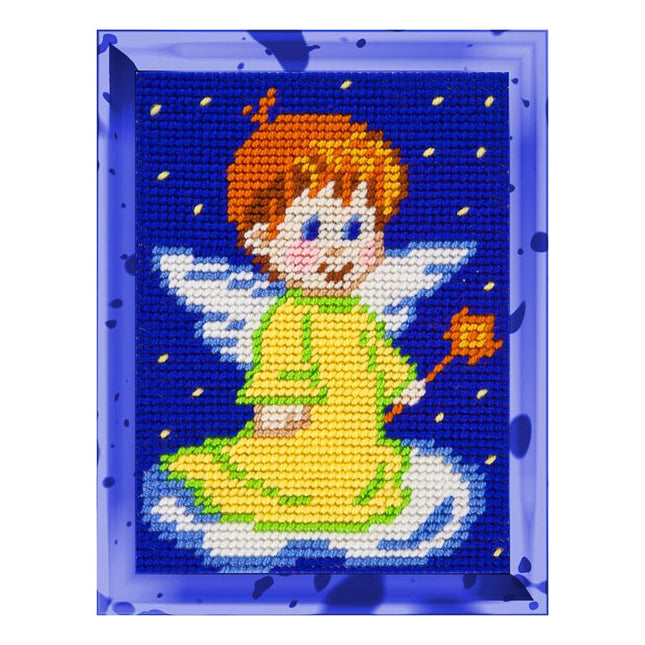 DIY Needlepoint Kit "Angel" 5.9"x7.9"