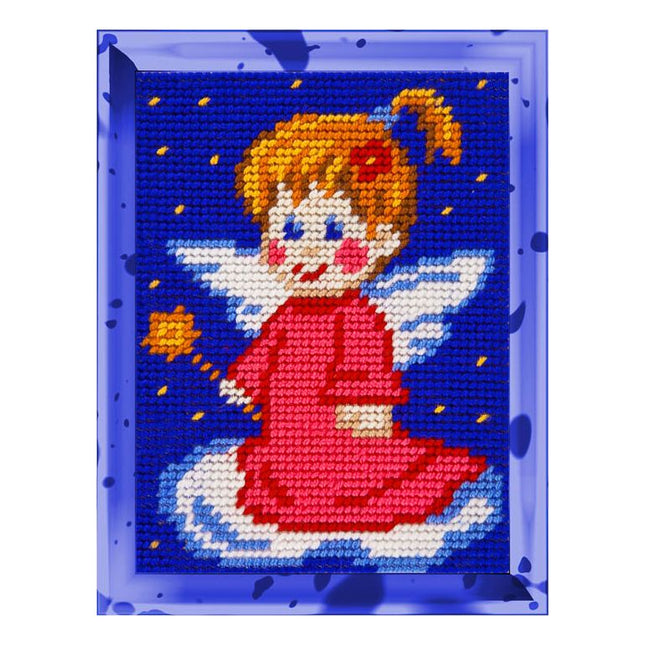 DIY Needlepoint Kit "Angel" 5.9"x7.9"