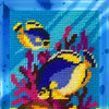 DIY Needlepoint Kit "Coral reefs" 5.9"x7.9"