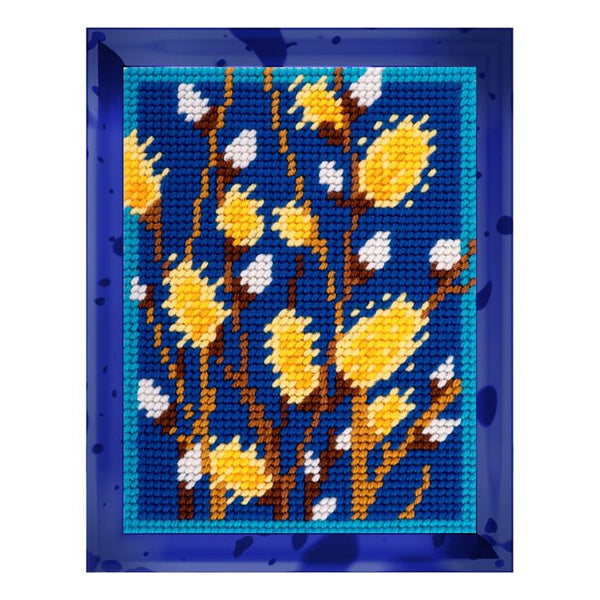 DIY Needlepoint Kit "Willow" 5.9"x7.9"