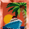 DIY Needlepoint Kit "Tropics" 5.9"x7.9"