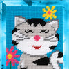 DIY Needlepoint Kit "Cunning cat" 5.9"x7.9"