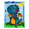 DIY Needlepoint Kit "Dragons" 5.9"x7.9"