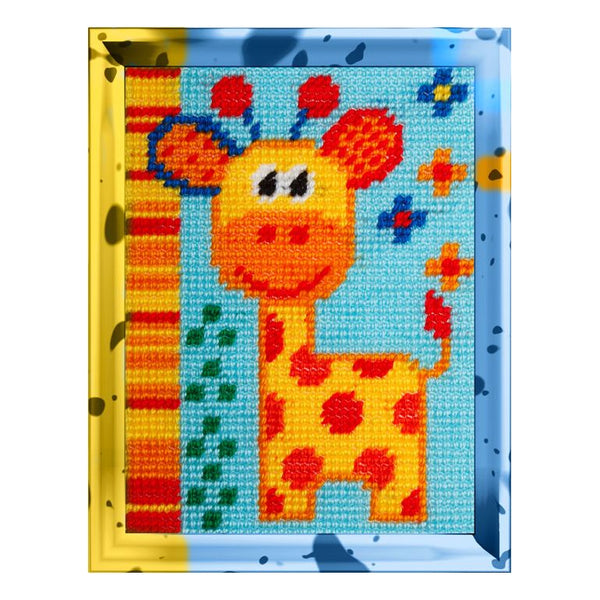 DIY Needlepoint Kit "Giraffe" 5.9"x7.9"