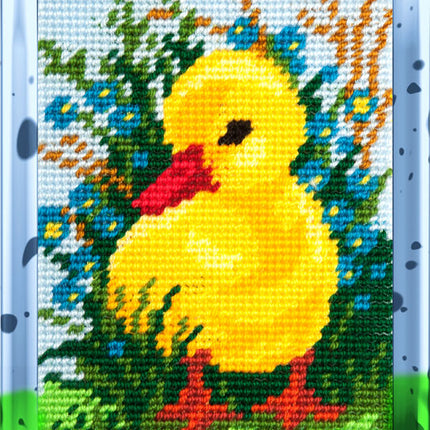 DIY Needlepoint Kit "Duckling" 5.9"x7.9"