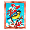 DIY Needlepoint Kit "Tit on a rowan" 5.9"x7.9"