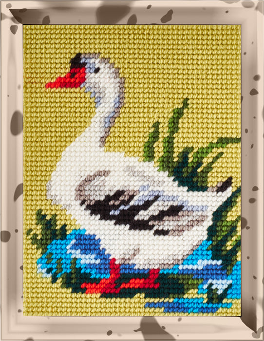 DIY Needlepoint Kit "Goose" 5.9"x7.9"