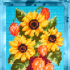 DIY Needlepoint Kit "Sunflowers in a vase" 5.9"x7.9"