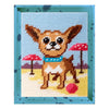 DIY Needlepoint Kit "Dog on the beach" 5.9"x7.9"